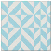 Sky Blue Geometric Deko Cube Pattern Stoff (Nahaufnahme)