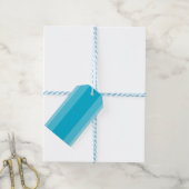 Sky Blue Gift Tag Geschenkanhänger (Mit Garn)