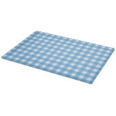 Sky Blue Gingham Schneidebrett (Ecke)