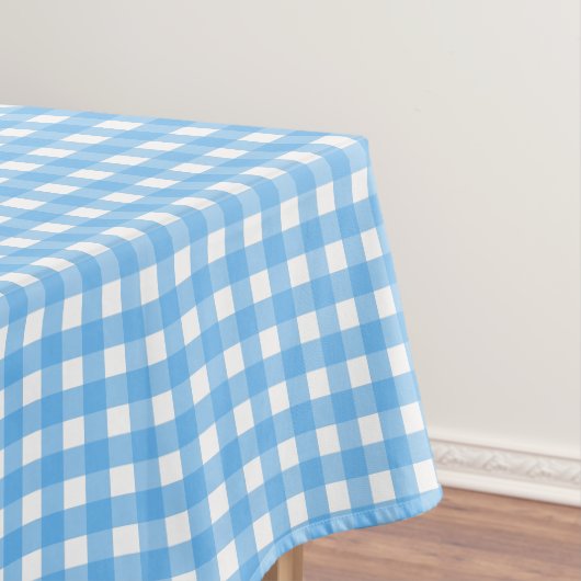Sky Blue Gingham Tischdecke (Beispiel)