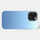 Sky Blue Gradient iPhone Hülle (Rückseite (Horizontal))