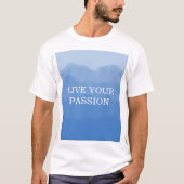 Sky blue gradient T-Shirt (Vorderseite)