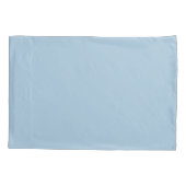 Sky Blue Greek Key Monogram Standard Pillow Case Kissenbezug (Rückseite)
