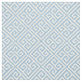 Sky Blue Greek Key Pattern Stoff (Muster)