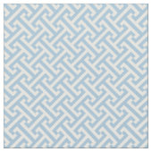 Sky Blue Greek Key Pattern Stoff (Nahaufnahme)