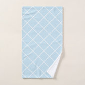 SKY BLUE GRID PATTERTOWEL SET (Handtuch)