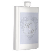 Sky Blue HeartyChic Flachmann (Rechts)
