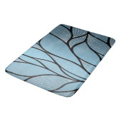 Sky Blue Hues Creative Verlass Pattern Badematte (Schrägansicht)