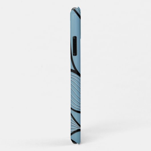Sky Blue Hues Creative Verlass Pattern Case-Mate iPhone Hülle (Hinten/Rechts)