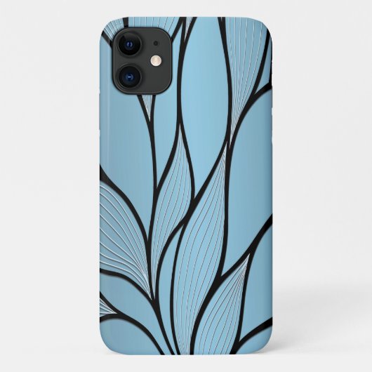 Sky Blue Hues Creative Verlass Pattern Case-Mate iPhone Hülle (Rückseite)