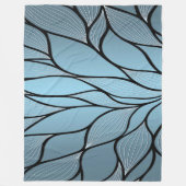 Sky Blue Hues Creative Verlass Pattern Fleecedecke (Vorderseite)