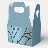 Sky Blue Hues Creative Verlass Pattern Geschenkschachtel (Geöffnet)