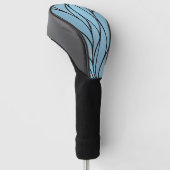 Sky Blue Hues Creative Verlass Pattern Golf Headcover (angewinkelt)