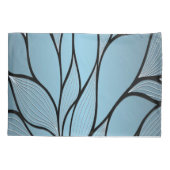 Sky Blue Hues Creative Verlass Pattern Kissenbezug (Rückseite)