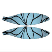 Sky Blue Hues Creative Verlass Pattern Mini Basketball (Panele)