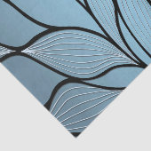 Sky Blue Hues Creative Verlass Pattern Seidenpapier (Ausschnitt)
