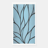 Sky Blue Hues Creative Verlass Pattern Serviette (Vorderseite)