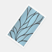 Sky Blue Hues Creative Verlass Pattern Serviette (Ecke)