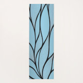 Sky Blue Hues Creative Verlass Pattern Yogamatte (Rückseite)