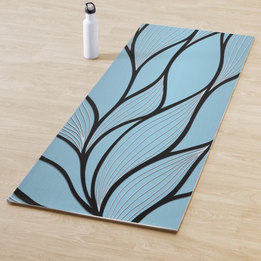Sky Blue Hues Creative Verlass Pattern Yogamatte (Beispiel)