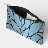 Sky Blue Hues Creative Verlass Pattern Zubehörtasche (Offen)