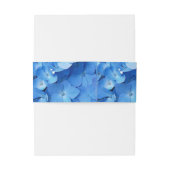 Sky Blue Hydrangea Wedding Initials Bly Band (Rückseitenbeispiel)