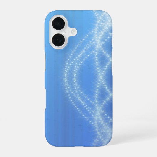 Sky Blue iPhone 16 Hülle (Rückseite)