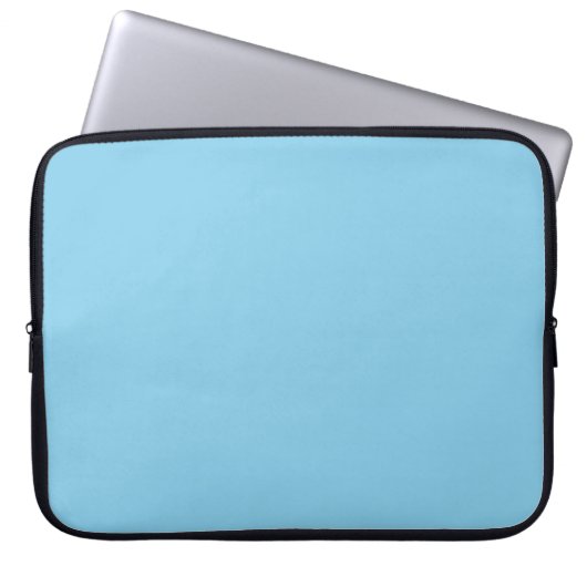 Sky Blue Laptopschutzhülle (Vorderseite)