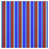 Sky Blue, Light Sea Green, Blue, Dark Red & Beige Stoff (Muster)