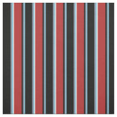 Sky Blue, Light Slate Grey, Black, Red, Mint Cream Stoff (Muster)