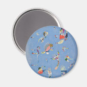 Sky Blue Magnet (Vorderseite/Rückseite)