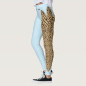Sky Blue Maine Staat Pine Cone Leggings (Links)