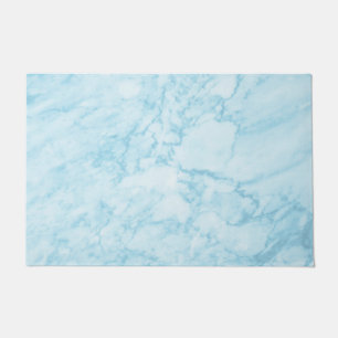 Sky Blue Marble Fußmatte