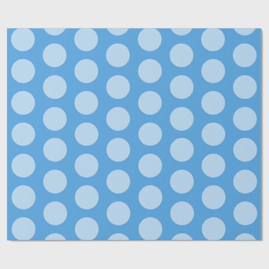 Sky Blue Marokcan Moods Dots Geschenkpapier (Flach)