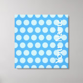 Sky Blue Marokcan Moods Dots Leinwanddruck (Vorderseite)