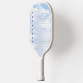 Sky Blue mit Name Pickleball Paddle (Links)