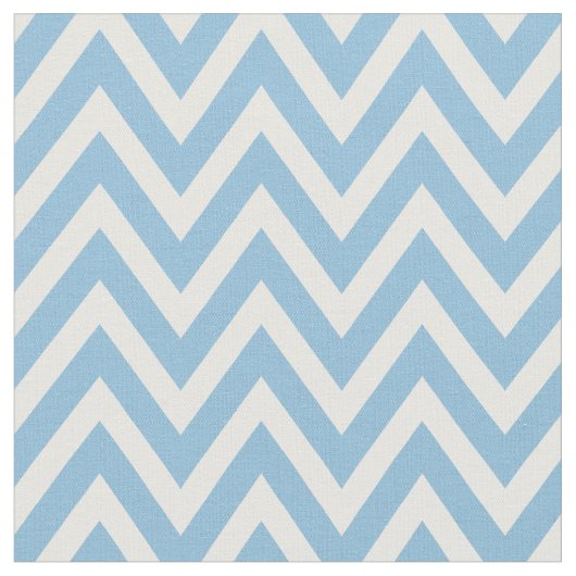 Sky Blue Modern Zickzack Stripes Stoff (Nahaufnahme)