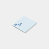 Sky Blue Notes Post-it Klebezettel (angewinkelt)