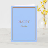 Sky Blue Oaster Card Karte (Gelbe Blume)