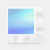 Sky Blue Paper Napkin Serviette (Vorderseite)