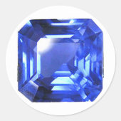 Sky Blue Pattern Runder Aufkleber (Vorderseite)