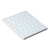 Sky Blue Pinwheels Artikel Notizblock (angewinkelt)
