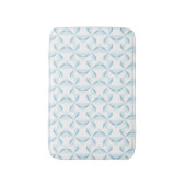 Sky Blue Pinwheels Badematte (Vorderseite Vertikal)