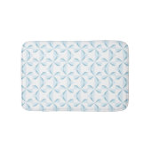 Sky Blue Pinwheels Badematte (Vorderseite)