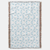 Sky Blue Pinwheels Decke (Vorderseite Vertikal)