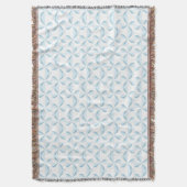 Sky Blue Pinwheels Decke (Vorderseite Vertikal)