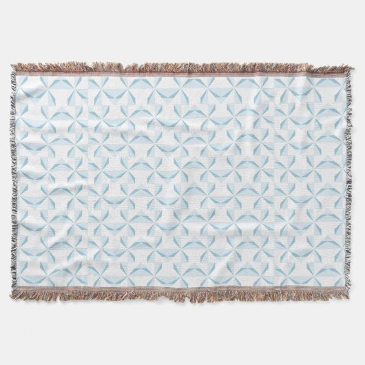 Sky Blue Pinwheels Decke (Vorderseite)