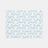 Sky Blue Pinwheels Fleecedecke (Vorderseite (Horizontal))
