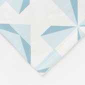 Sky Blue Pinwheels Fleecedecke (Ecke)