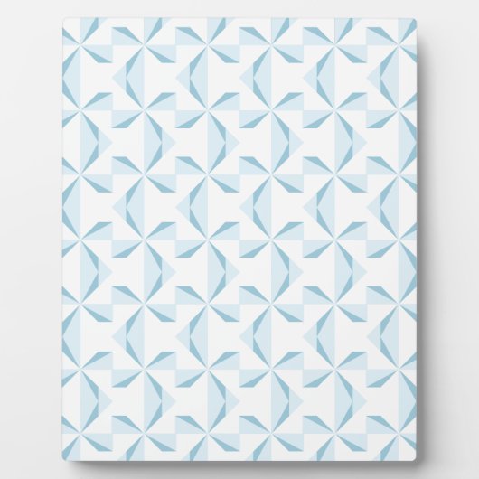 Sky Blue Pinwheels Fotoplatte (Vorderseite)